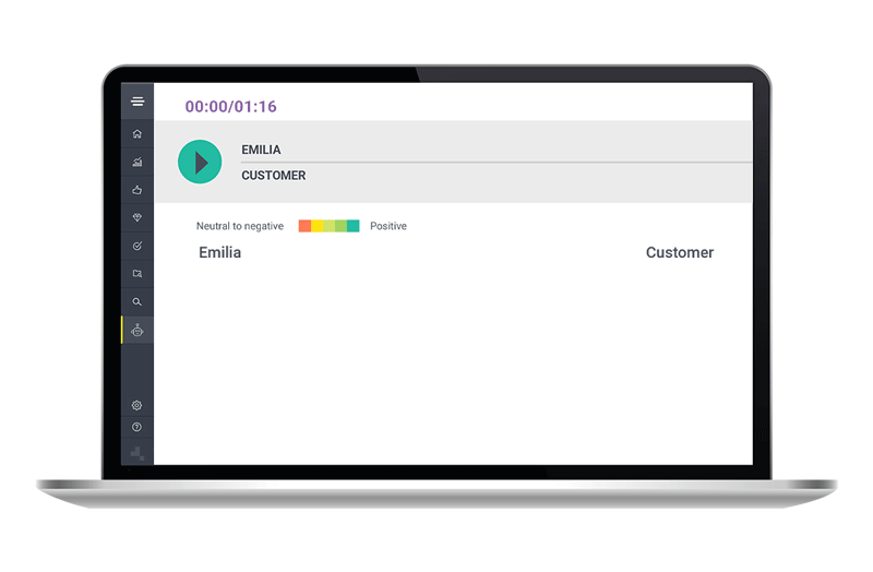 conversational ai animation laptop